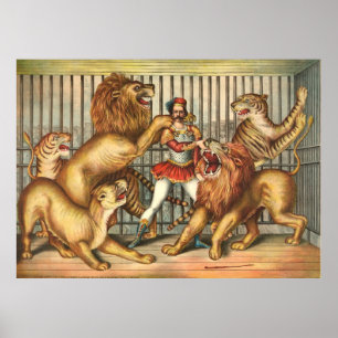 Lion Tamer 1873 Poster