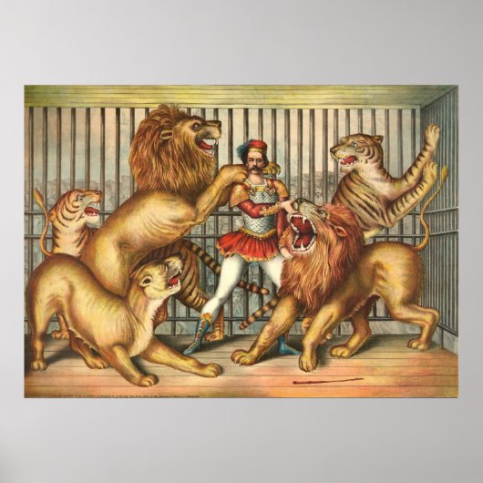 Lion Tamer 1873 Poster (Voorkant)