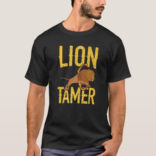 Lion Tamer Circus Staff Costume Carnival Theme Par T-shirt (Voorkant)