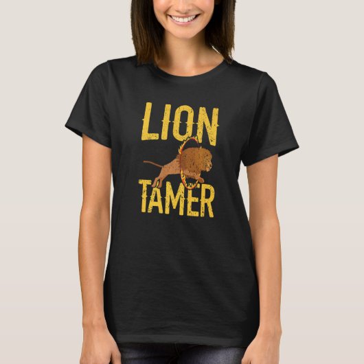 Lion Tamer Circus Staff Costume Carnival Theme Par T-shirt (Voorkant)