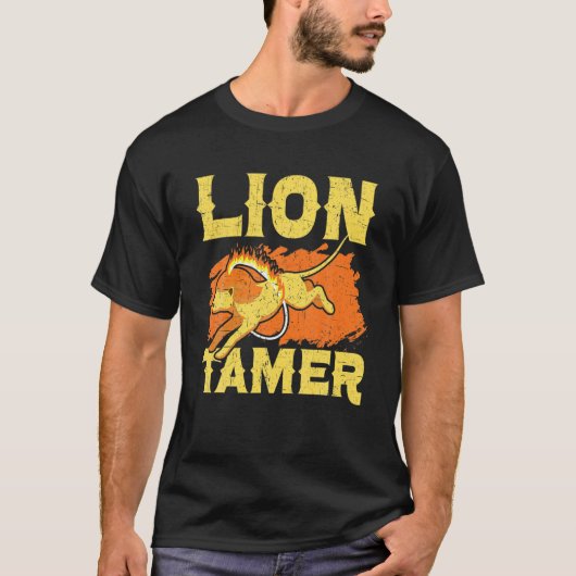 Lion Tamer Circus Staff Costuum Carnival Thema Par T-shirt (Voorkant)