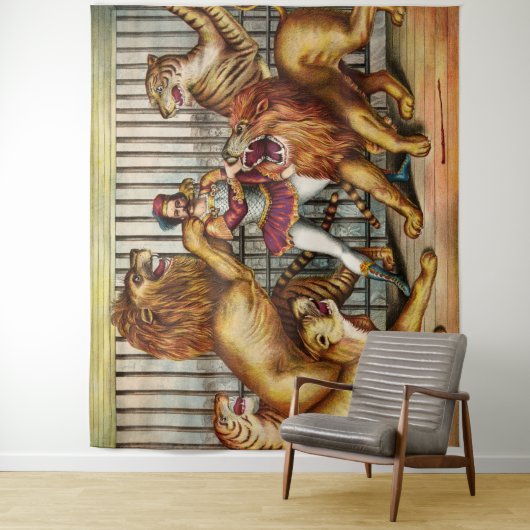 Lion Tamer  Wandkleed (In situ)