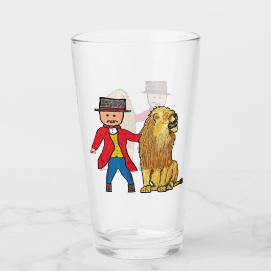 Lion Taming Glas (Achterkant)
