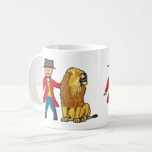 Lion Taming Koffiemok (Voorkant links)