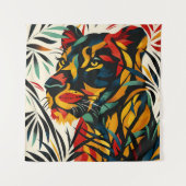 Lion Tapestry Wandkleed (Voorkant)