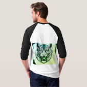"Lion Tattoo Graphic T-shirt – Bold & Edgy Mannen (Achterkant volledig)