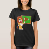 Lion Teacher Pointer Meat T-shirt (Voorkant)