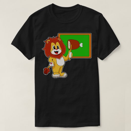 Lion Teacher Pointer Meat T-shirt (Design voorkant)