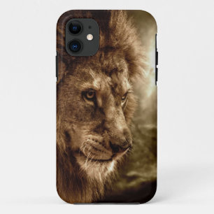 Lion tegen stormachtige hemel Case-Mate iPhone case