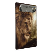 Lion tegen stormachtige hemel mini klembord (Schuin)