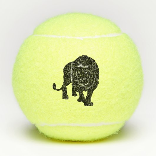 Lion Tennis Balls Gift Tennisballen (Voorkant)