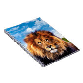 Lion The King of Forest Notitieboek (Rechterzijde)