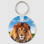 Lion The King of Forest Sleutelhanger (Achterkant)