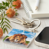 Lion The King of Forest Sleutelhanger (Voorkant Rechts)