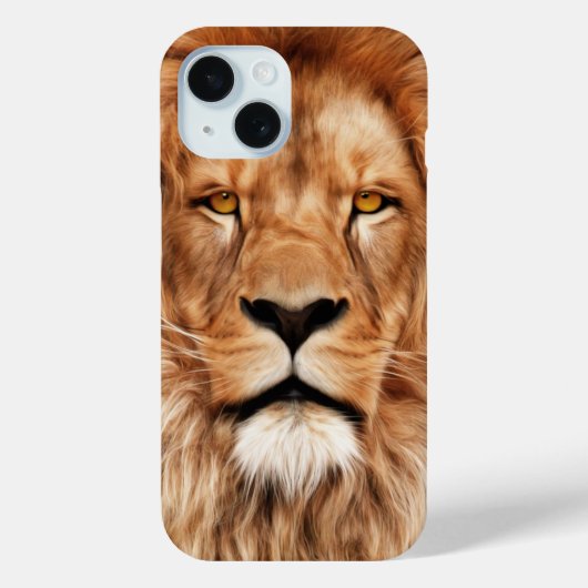 Lion The King Photo Painting Case-Mate iPhone Case (Achterkant)