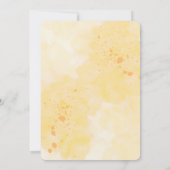 Lion Theme Baby shower Invitation Kaart (Achterkant)