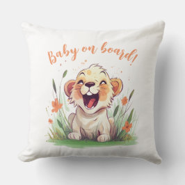Lion Theme Baby shower Sierkussen