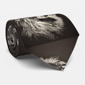 Lion tie stropdas (Opgerold)