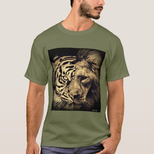 Lion Tiger 2in1 T-Shirt (Voorkant)