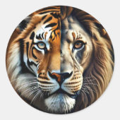 Lion & Tiger Digi Sticker (Voorkant)