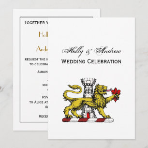 Lion Tower Fleur de Lis Crest Emblem C Kaart