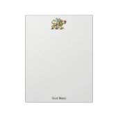 Lion Tower Fleur de Lis Crest Emblem C Notitieblok (Linkerzijde)