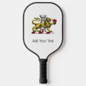 Lion Tower Fleur de Lis Crest Emblem C Pickleball Paddle (Voorkant)