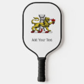 Lion Tower Fleur de Lis Crest Emblem C Pickleball Paddle (Achterkant)