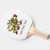 Lion Tower Fleur de Lis Crest Emblem C Tafeltennisbatje (Zijkant)