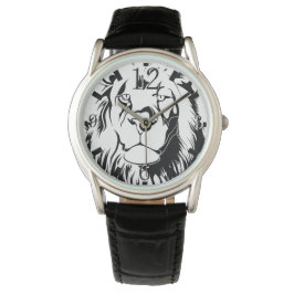 Lion Tribal 002 Horloge