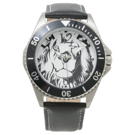 Lion Tribal 002 Horloge