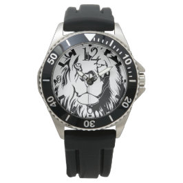 Lion Tribal 002 Horloge