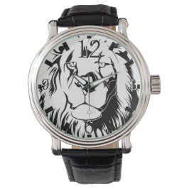 Lion Tribal 002 Horloge