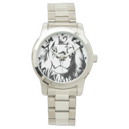 Lion Tribal 002 Horloge