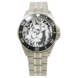 Lion Tribal 002 Horloge