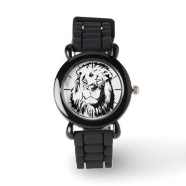 Lion Tribal 002 Horloge