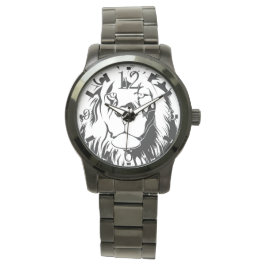 Lion Tribal 002 Horloge