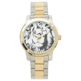 Lion Tribal 002 Horloge