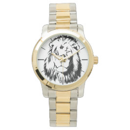 Lion Tribal 002 Horloge