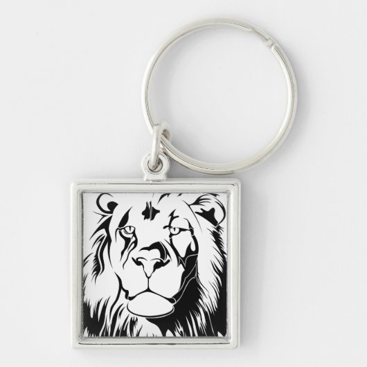 Lion Tribal 002 Sleutelhanger (Voorkant)
