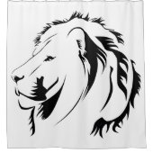 Lion Tribal Douchegordijn (Voorkant)