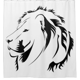 Lion Tribal Douchegordijn