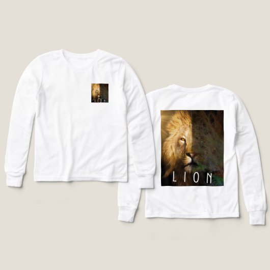 Lion Tshirt (Voorkant /achterkant)