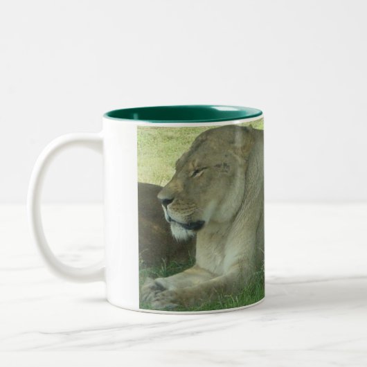 Lion Tweekleurige Koffiemok (Links)
