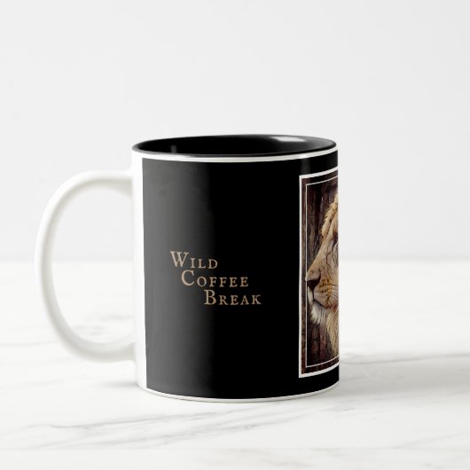 Lion [Two‐tone Mug] Tweekleurige Koffiemok (Links)