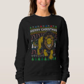 Lion Ugly KerstSweater Trui (Voorkant)