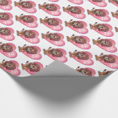 Lion Valentijnsdag Cadeaupapier (Hoek)