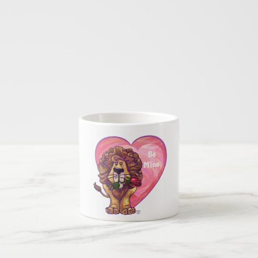 Lion Valentijnsdag Espresso Kop (Voorkant)
