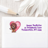 Lion Valentijnsdag Etiket (Insitu)