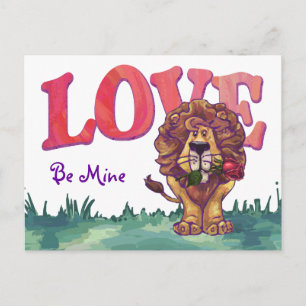 Lion Valentijnsdag Feestdagenkaart